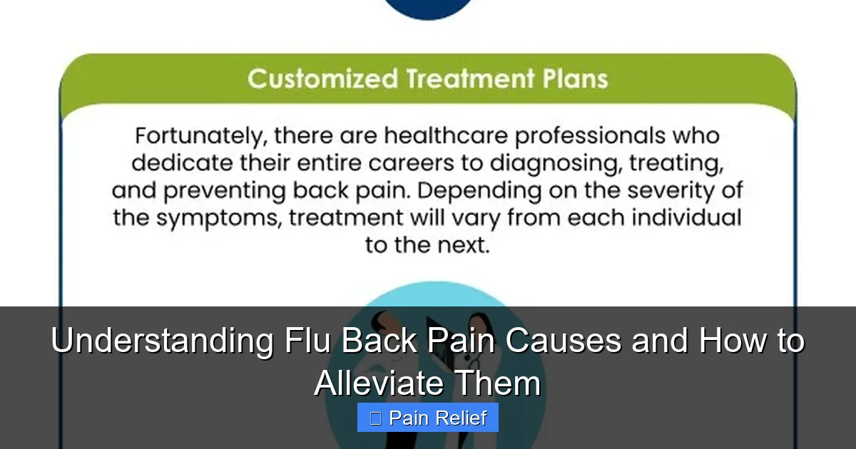 Understanding Flu Back Pain Causes and How to Alleviate Them