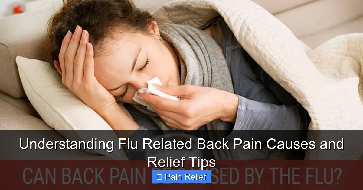 Understanding Flu Related Back Pain Causes and Relief Tips