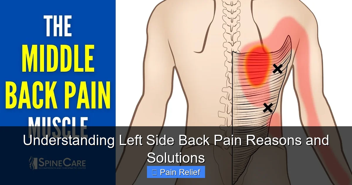 Understanding Left Side Back Pain Reasons and Solutions