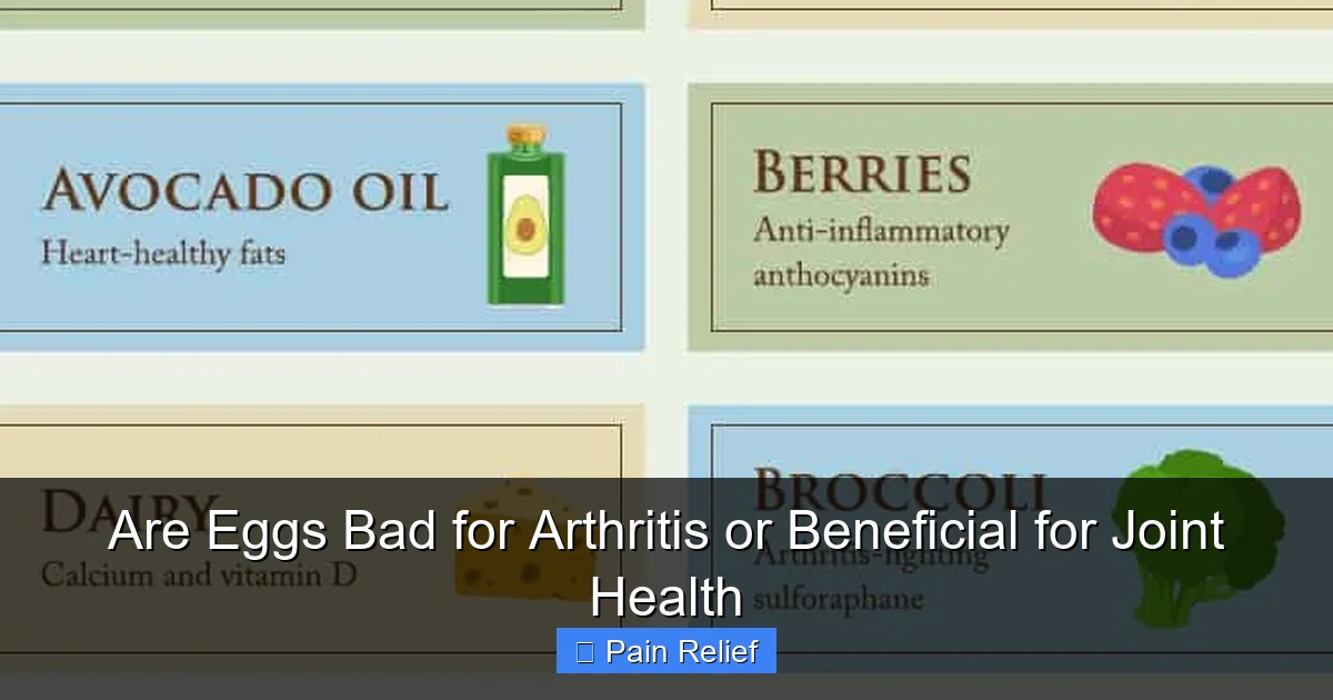 Are Eggs Bad for Arthritis or Beneficial for Joint Health