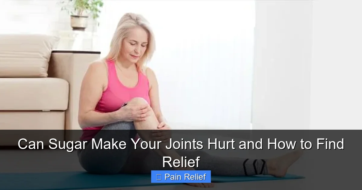 Can Sugar Make Your Joints Hurt and How to Find Relief