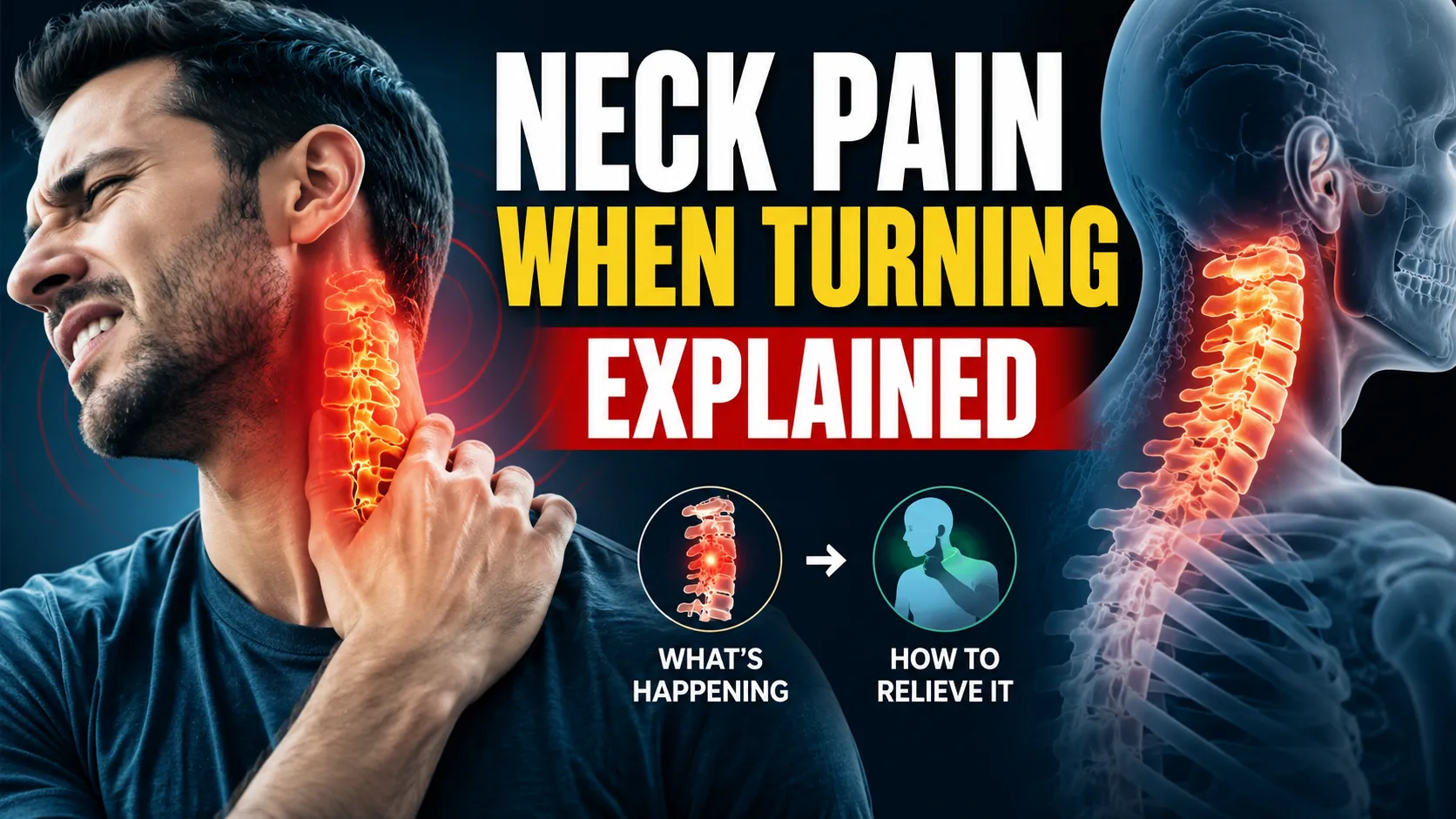 How Neck Pain When Turning Works Inside the Body