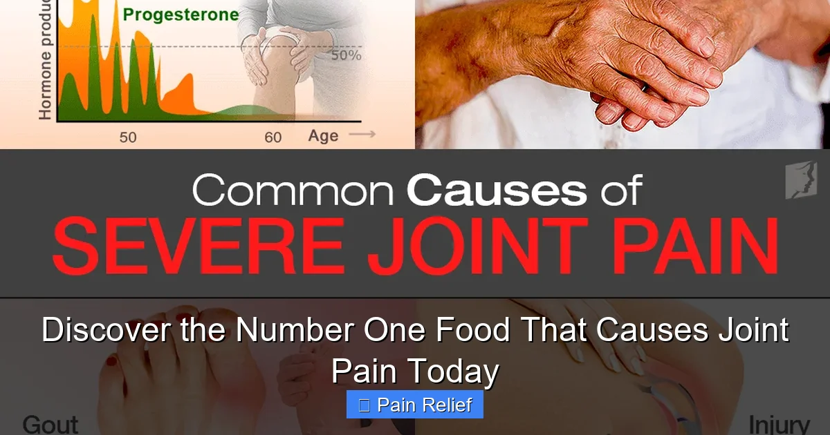 Discover the Number One Food That Causes Joint Pain Today