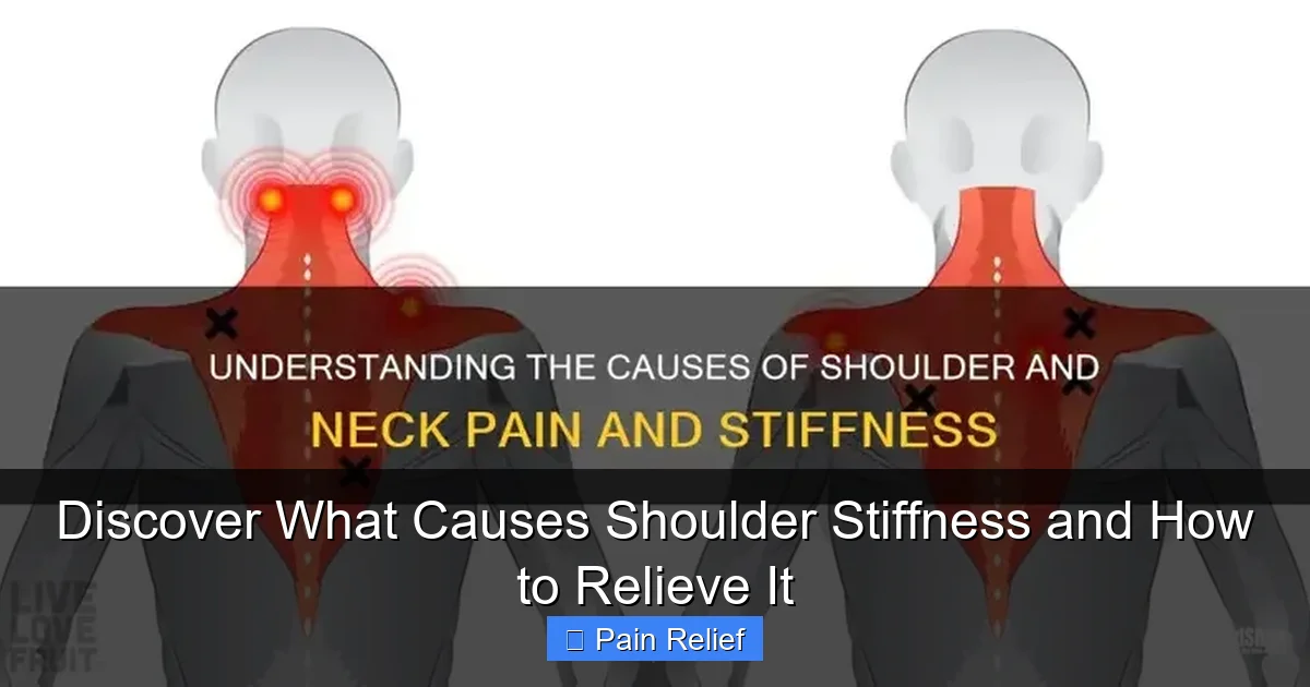 Discover What Causes Shoulder Stiffness and How to Relieve It