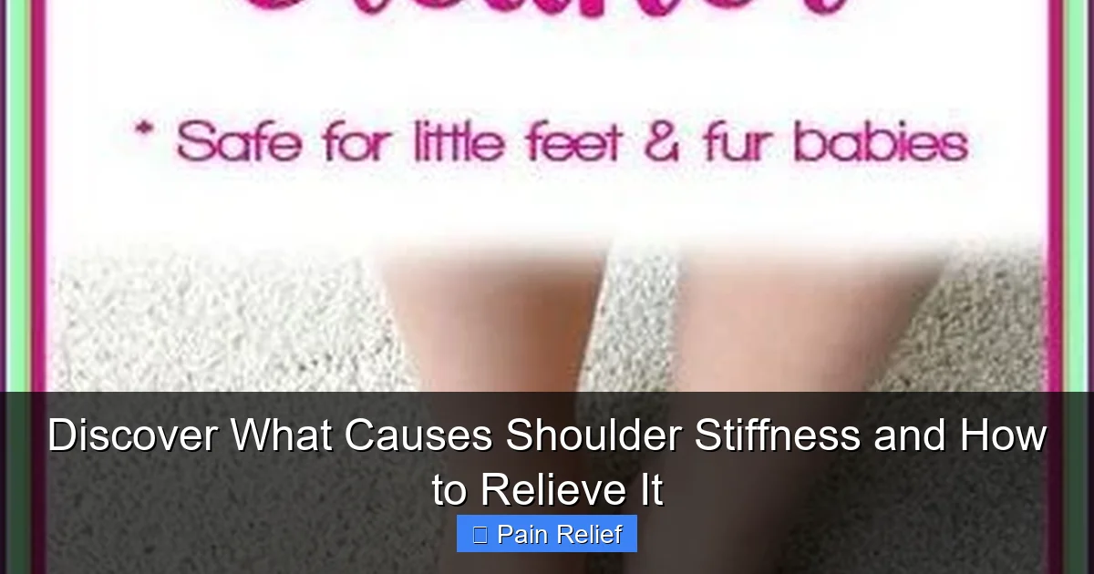 Discover What Causes Shoulder Stiffness and How to Relieve It