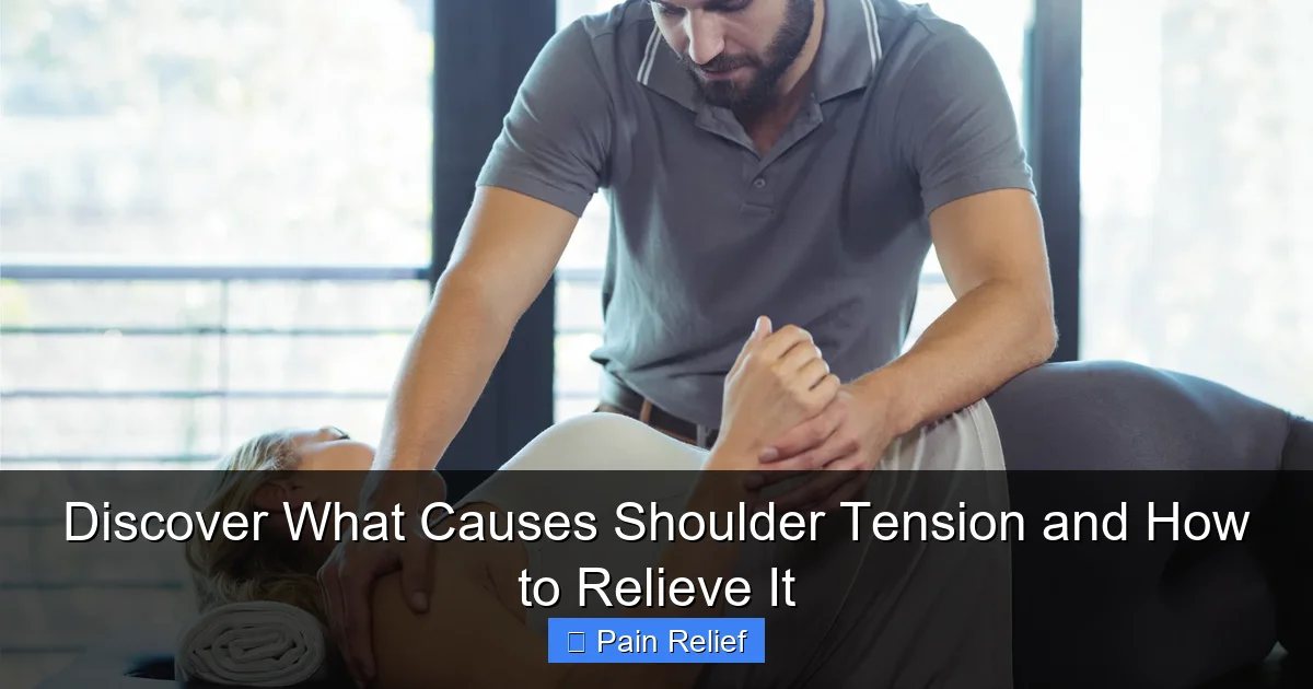 Discover What Causes Shoulder Tension and How to Relieve It