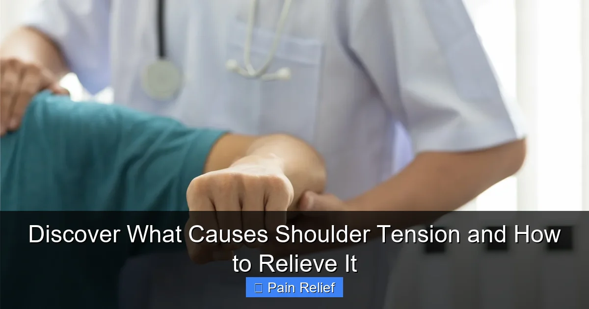 Discover What Causes Shoulder Tension and How to Relieve It