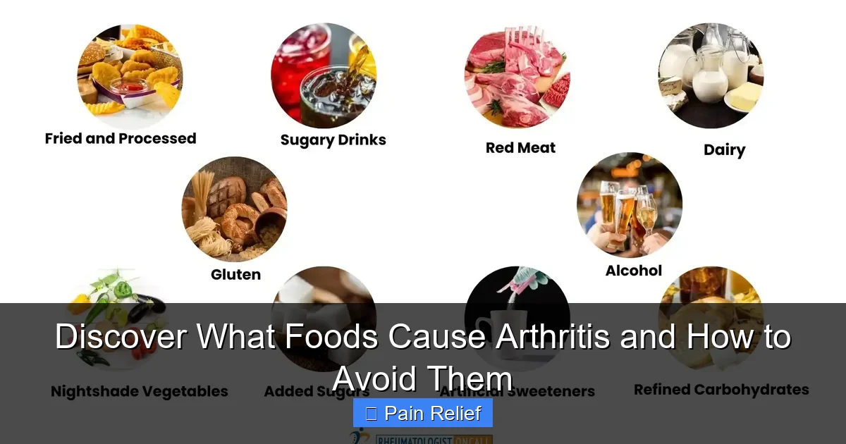 Discover What Foods Cause Arthritis and How to Avoid Them