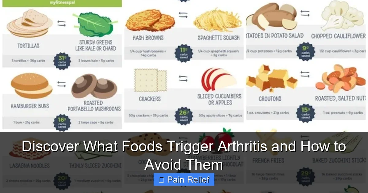 Discover What Foods Trigger Arthritis and How to Avoid Them