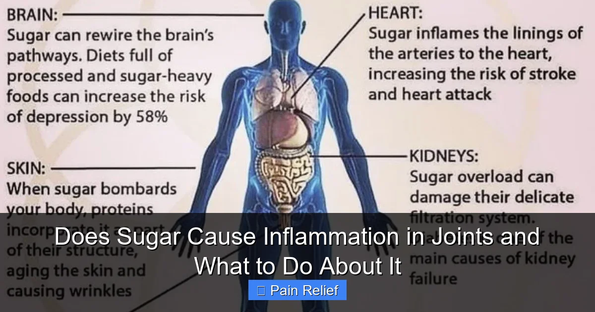 Does Sugar Cause Inflammation in Joints and What to Do About It