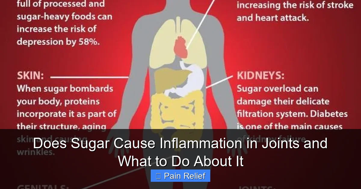 Does Sugar Cause Inflammation in Joints and What to Do About It