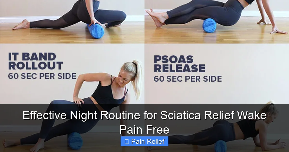 Effective Night Routine for Sciatica Relief Wake Pain Free