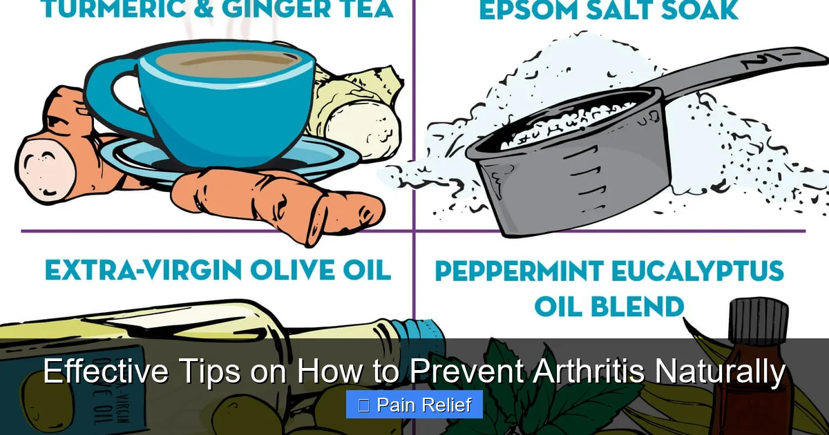 Effective Tips on How to Prevent Arthritis Naturally