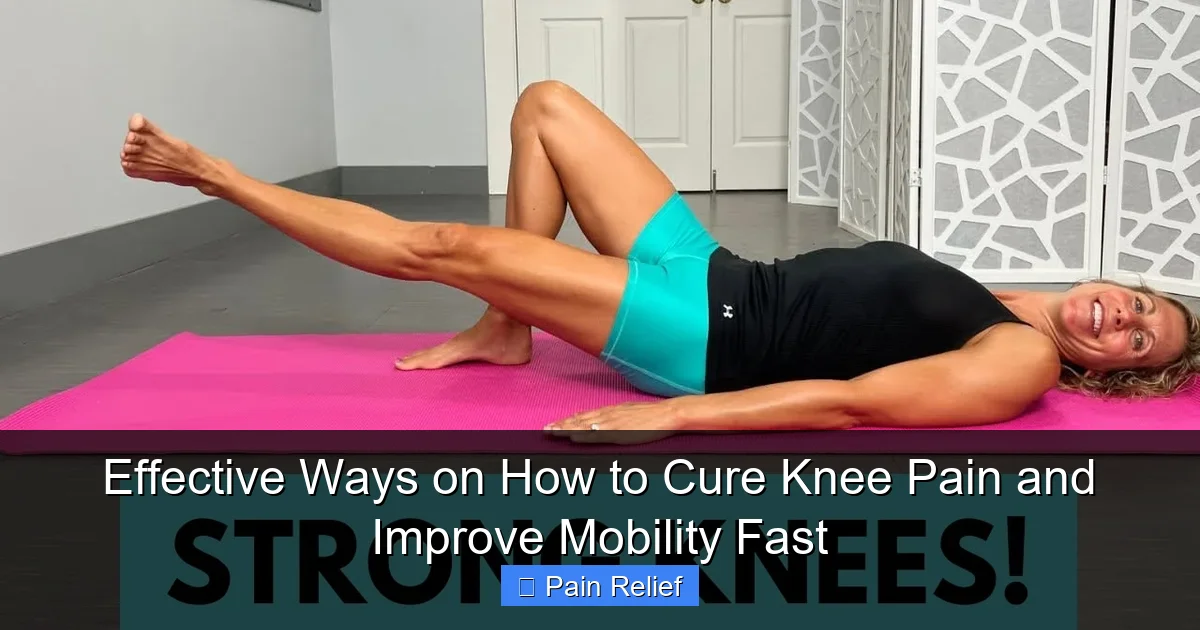 Effective Ways on How to Cure Knee Pain and Improve Mobility Fast