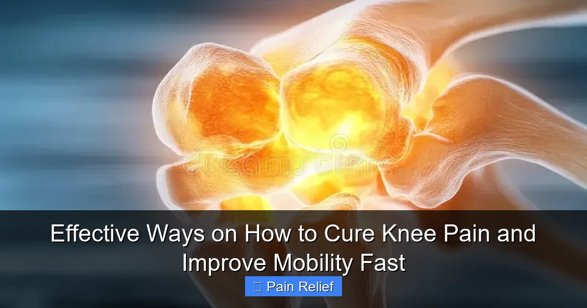 Effective Ways on How to Cure Knee Pain and Improve Mobility Fast