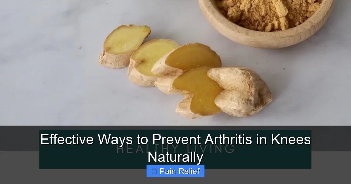 Effective Ways to Prevent Arthritis in Knees Naturally