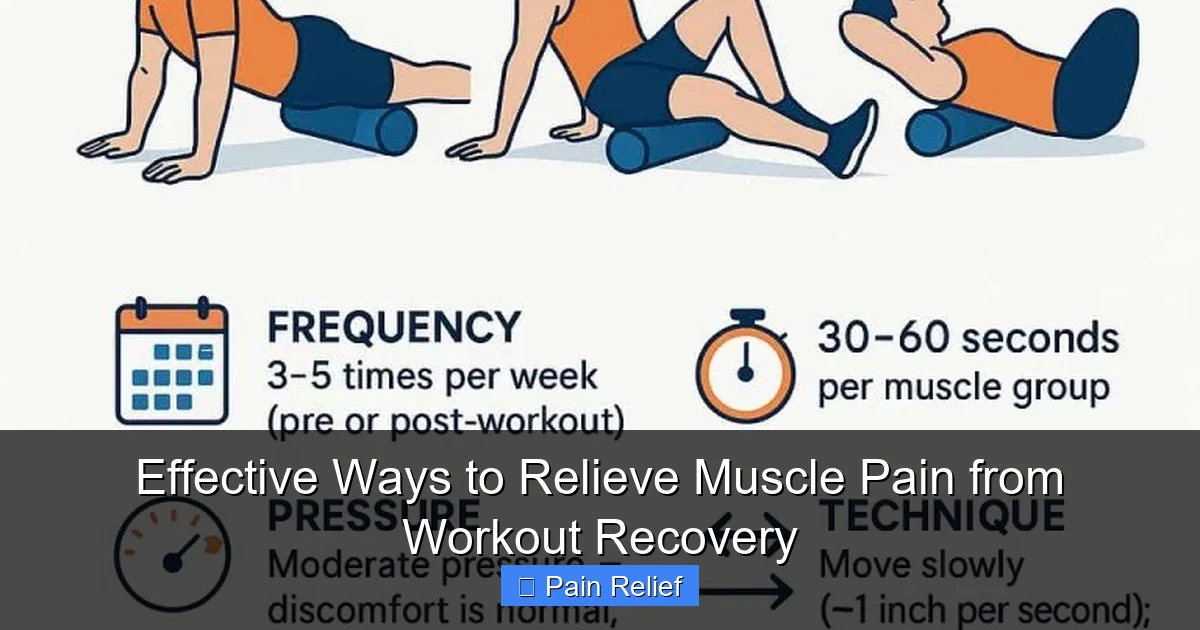 Effective Ways to Relieve Muscle Pain from Workout Recovery