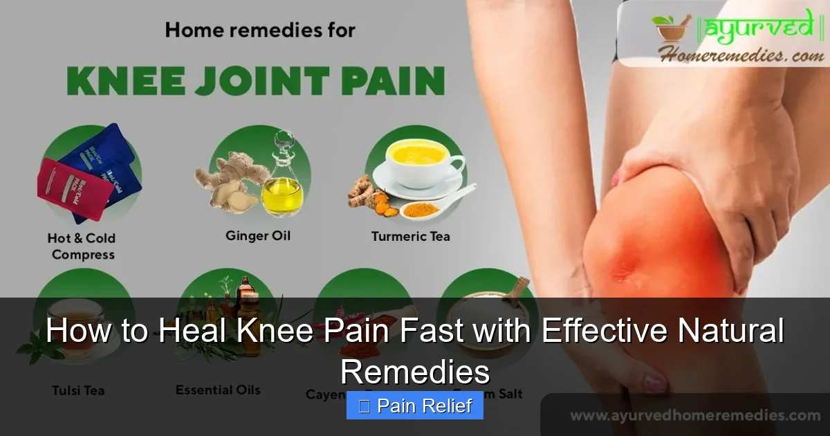 How to Heal Knee Pain Fast with Effective Natural Remedies