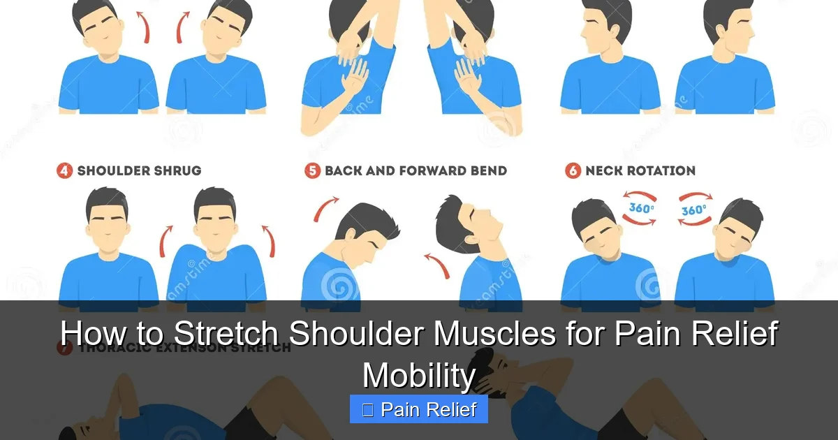 How to Stretch Shoulder Muscles for Pain Relief Mobility