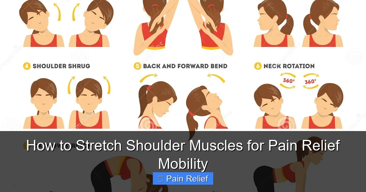 How to Stretch Shoulder Muscles for Pain Relief Mobility