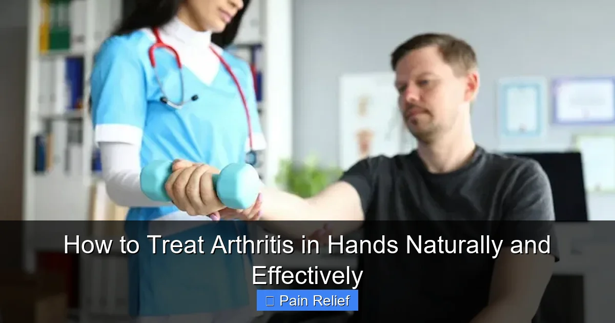 How to Treat Arthritis in Hands Naturally and Effectively