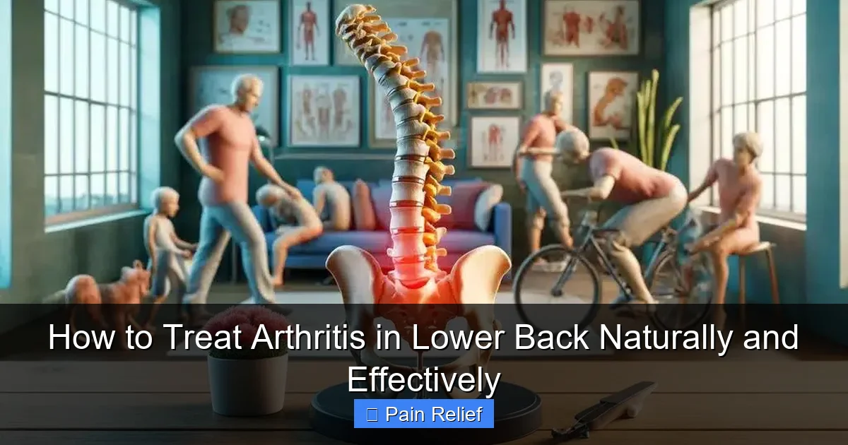 How to Treat Arthritis in Lower Back Naturally and Effectively