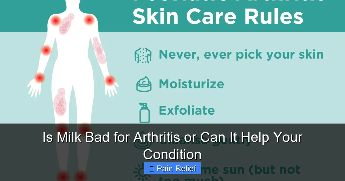 Is Milk Bad for Arthritis or Can It Help Your Condition