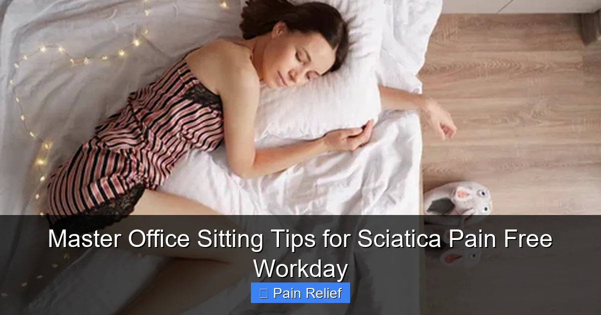 Master Office Sitting Tips for Sciatica Pain Free Workday