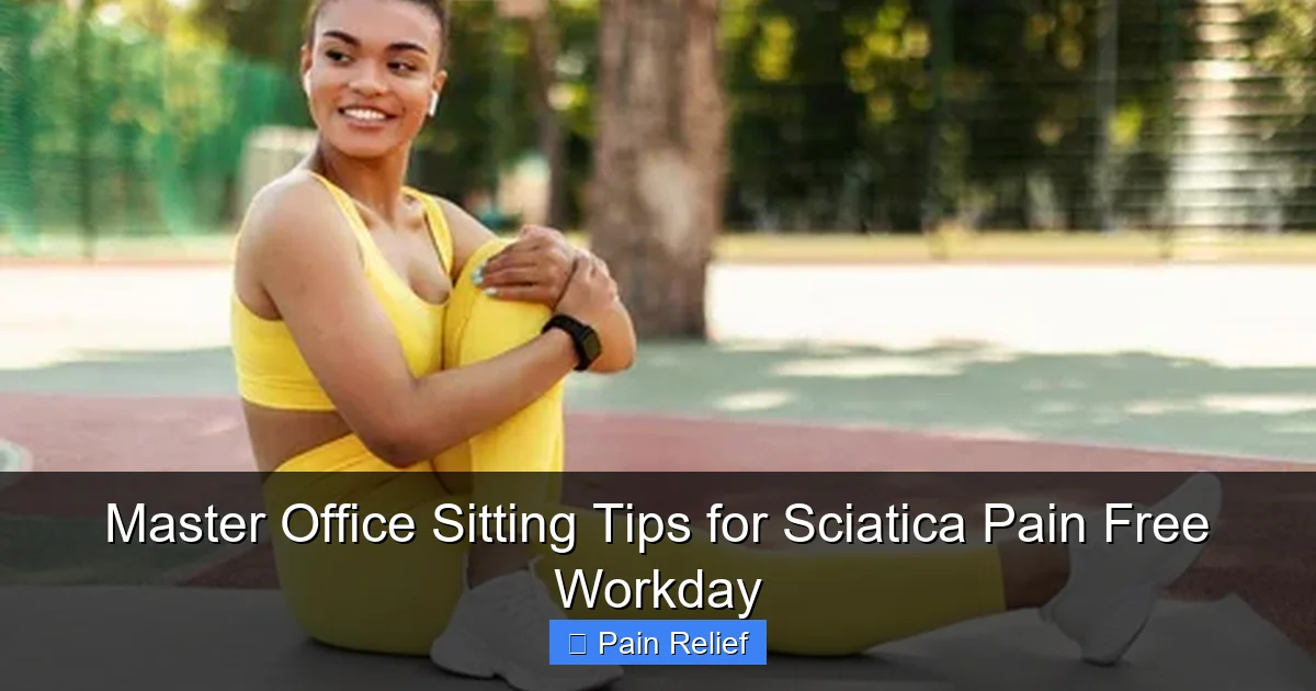 Master Office Sitting Tips for Sciatica Pain Free Workday