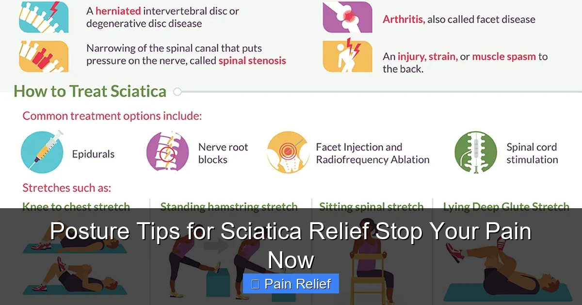Posture Tips for Sciatica Relief Stop Your Pain Now