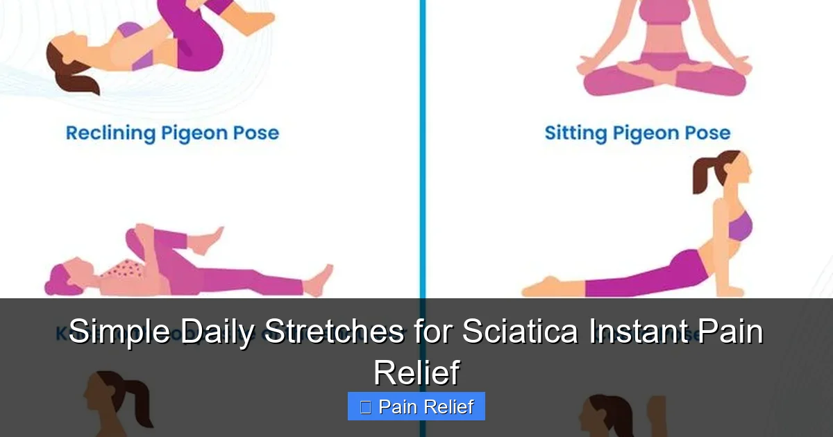 Simple Daily Stretches for Sciatica Instant Pain Relief