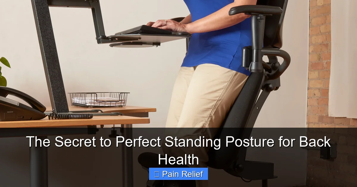 The Secret to Perfect Standing Posture for Back Health