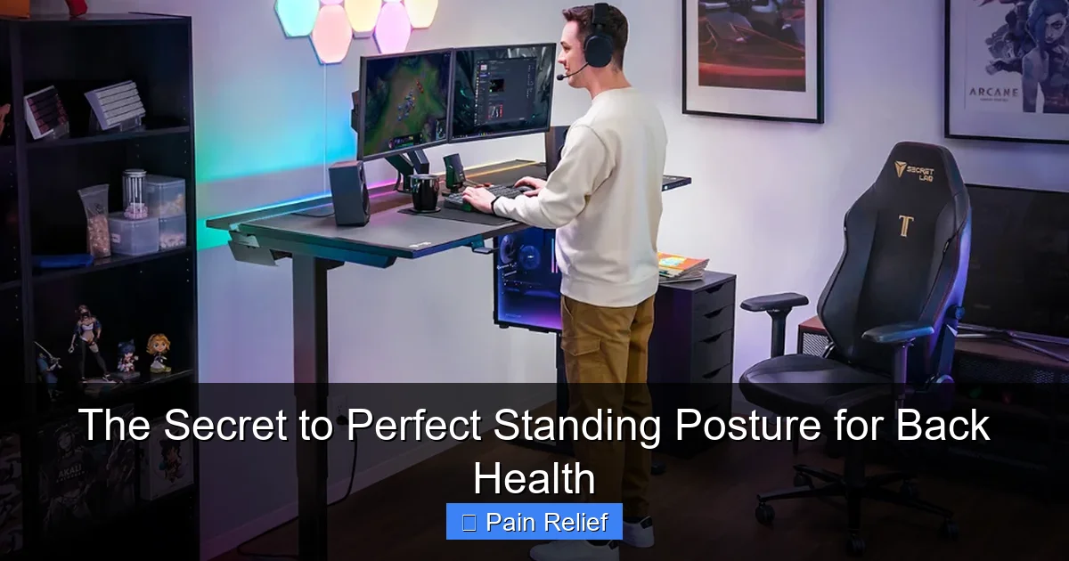 The Secret to Perfect Standing Posture for Back Health