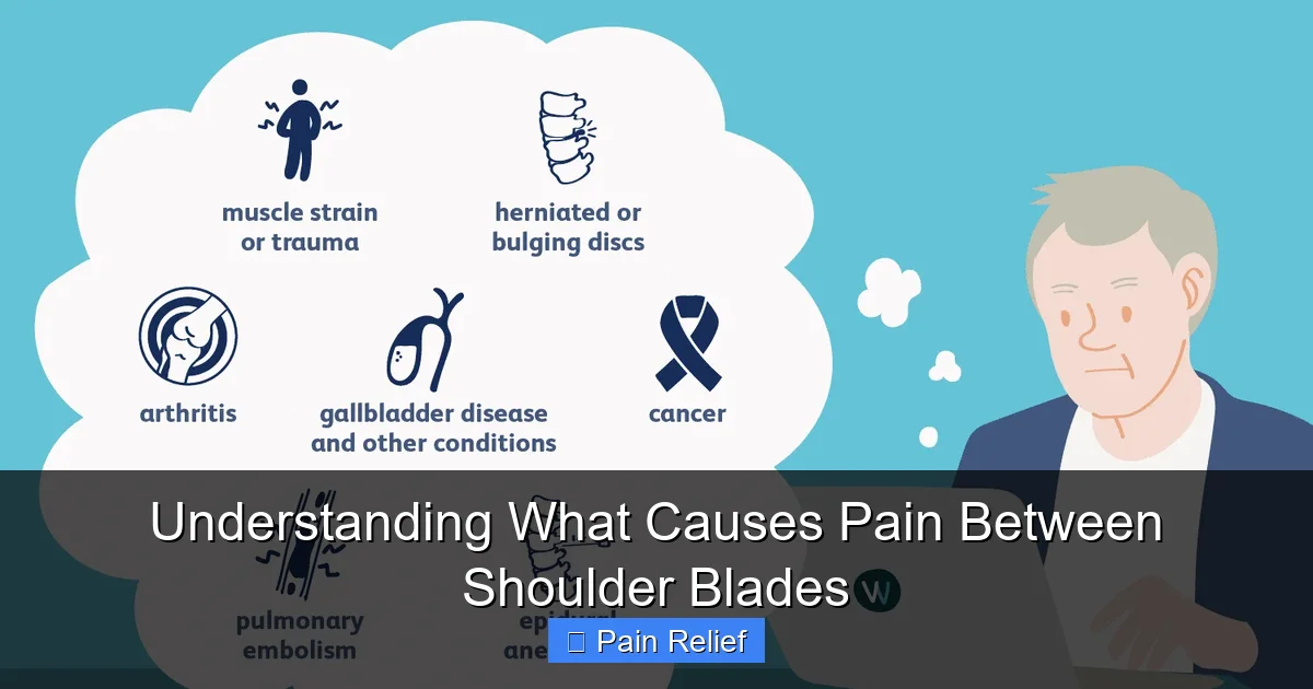 Understanding What Causes Pain Between Shoulder Blades