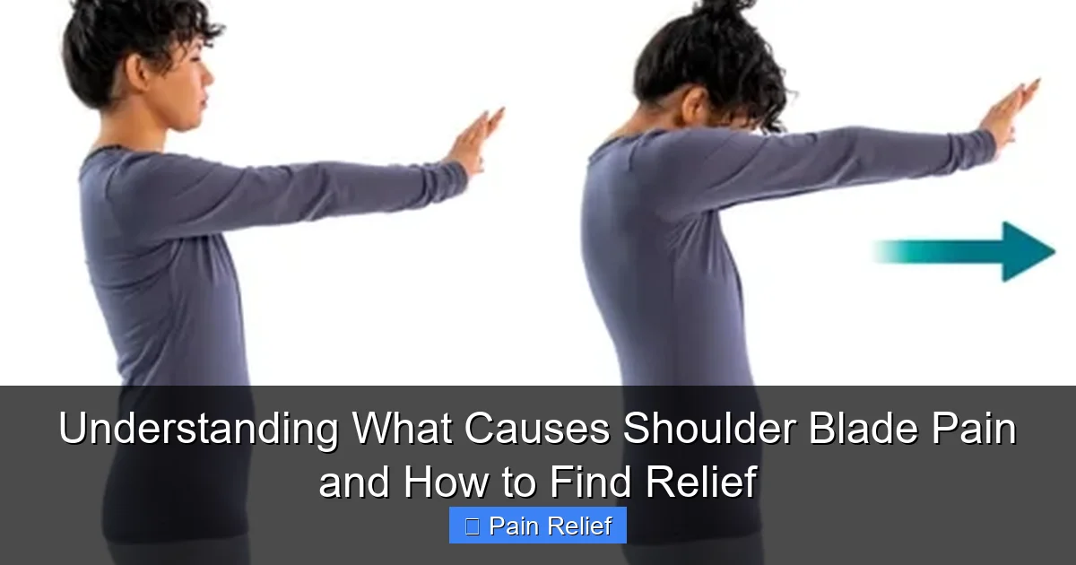 Understanding What Causes Shoulder Blade Pain and How to Find Relief