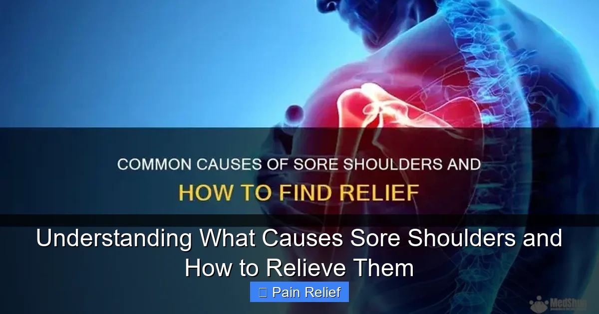 Understanding What Causes Sore Shoulders and How to Relieve Them
