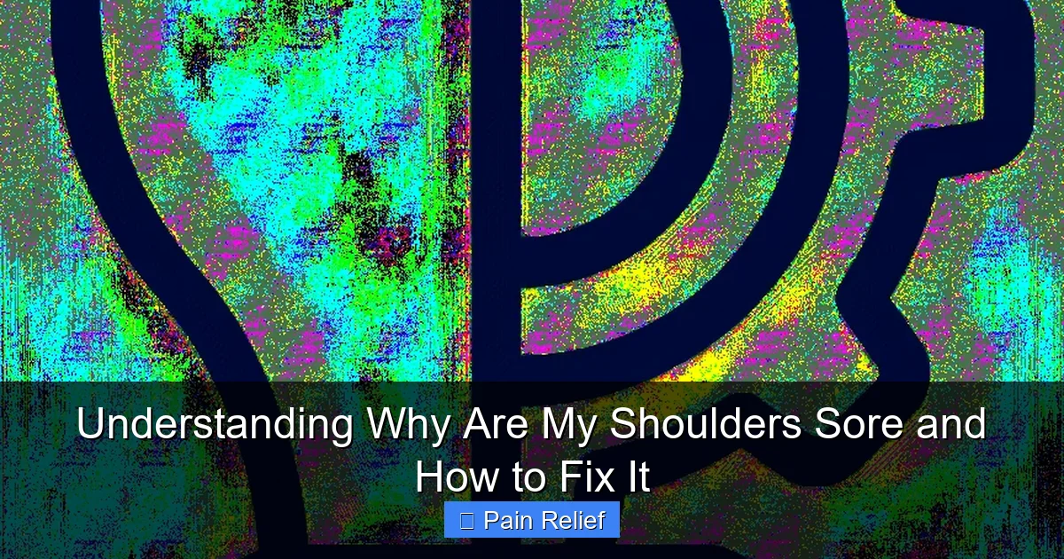 Understanding Why Are My Shoulders Sore and How to Fix It