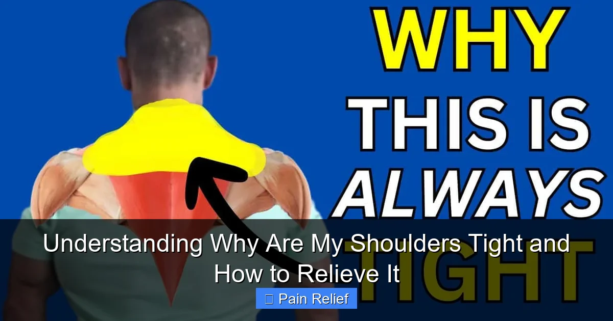 Understanding Why Are My Shoulders Tight and How to Relieve It