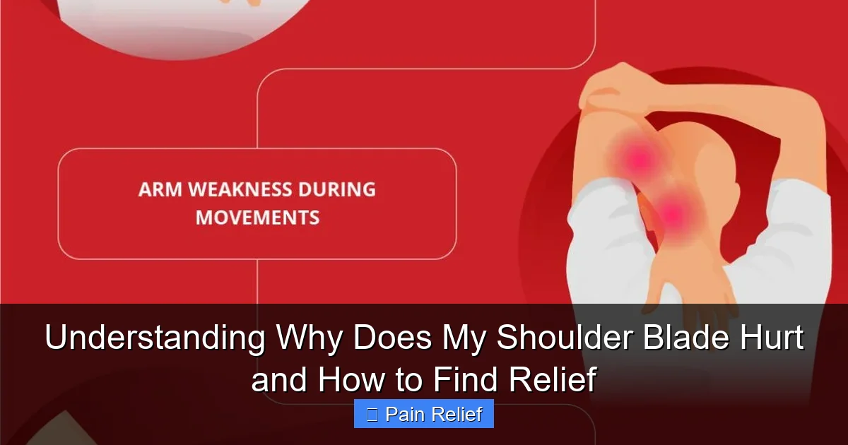 Understanding Why Does My Shoulder Blade Hurt and How to Find Relief