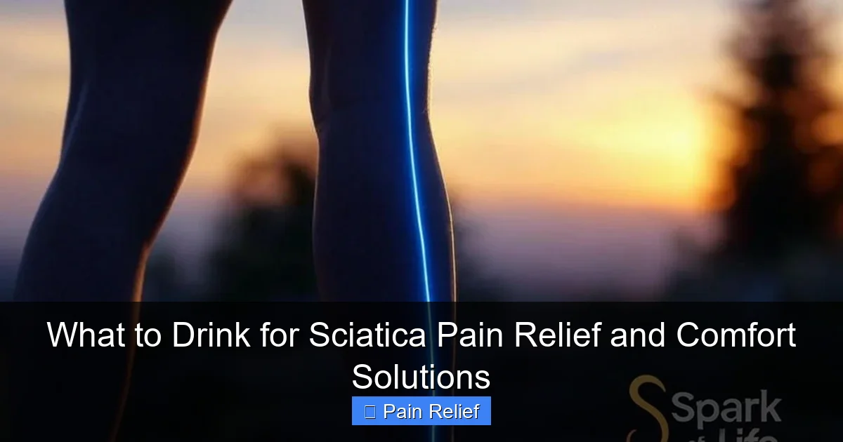 What to Drink for Sciatica Pain Relief and Comfort Solutions