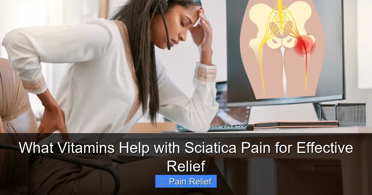 What Vitamins Help with Sciatica Pain for Effective Relief