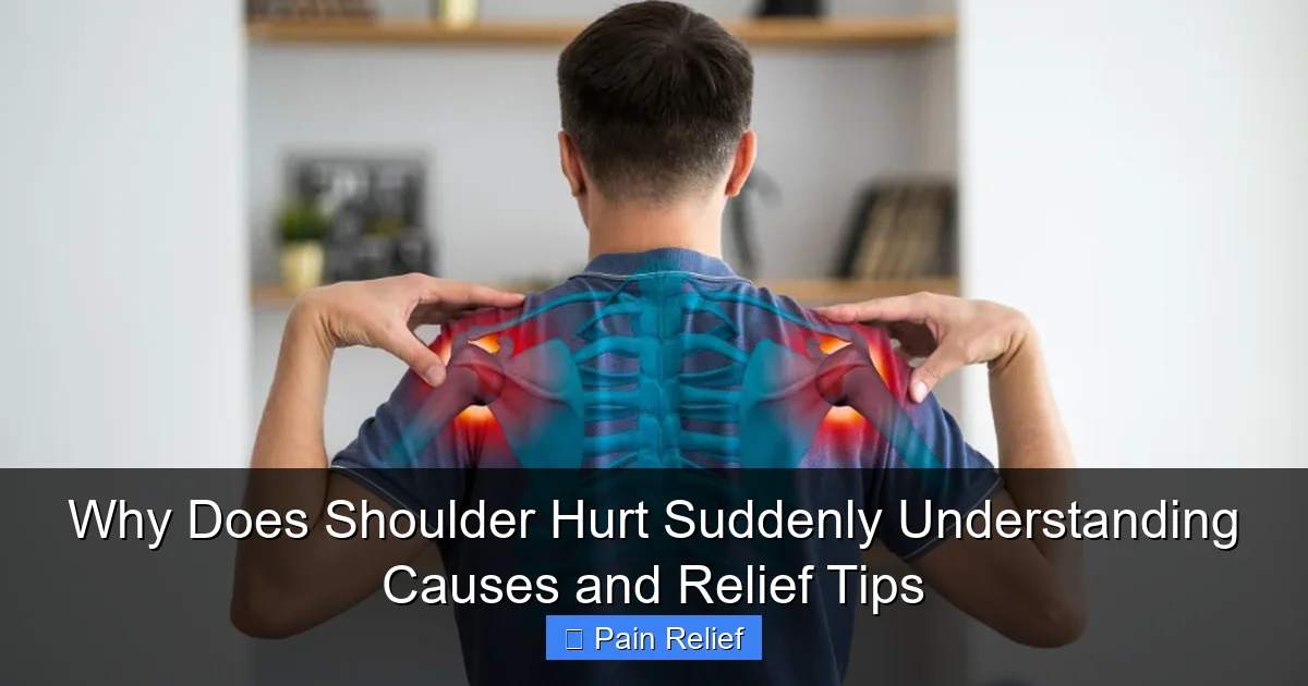 Why Does Shoulder Hurt Suddenly Understanding Causes and Relief Tips