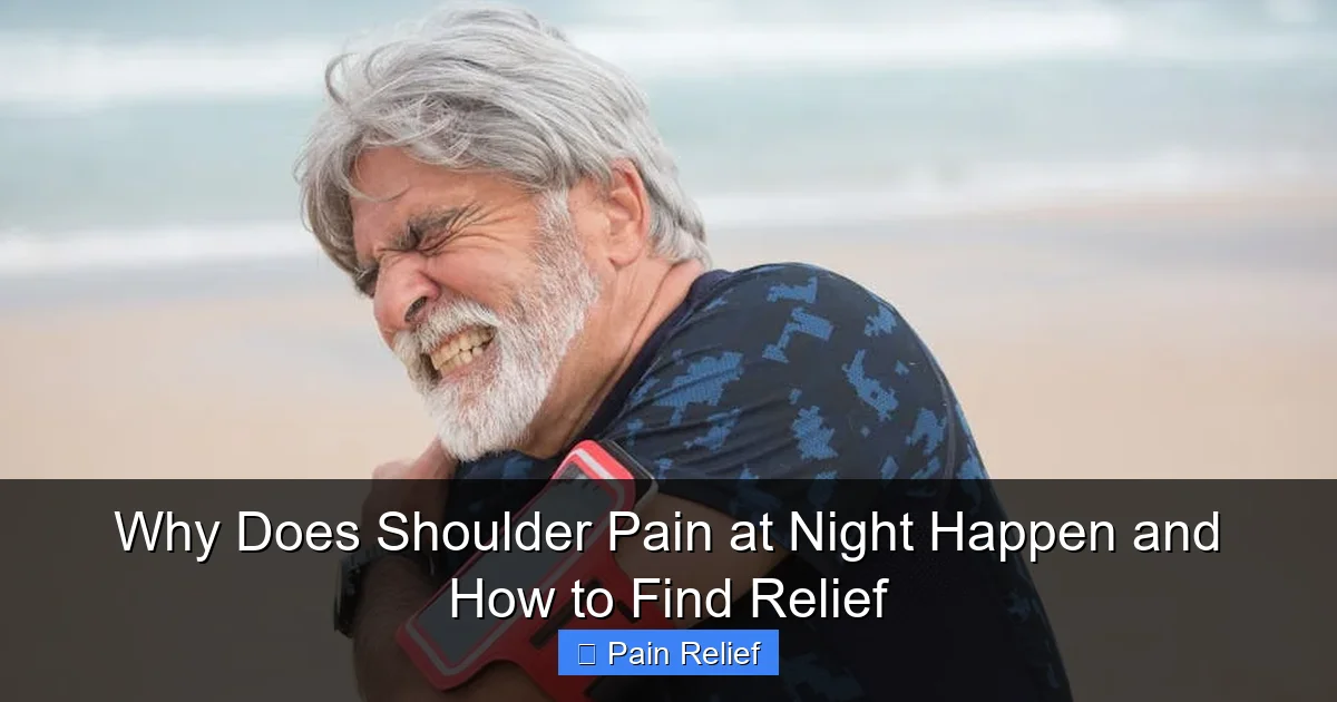 Why Does Shoulder Pain at Night Happen and How to Find Relief