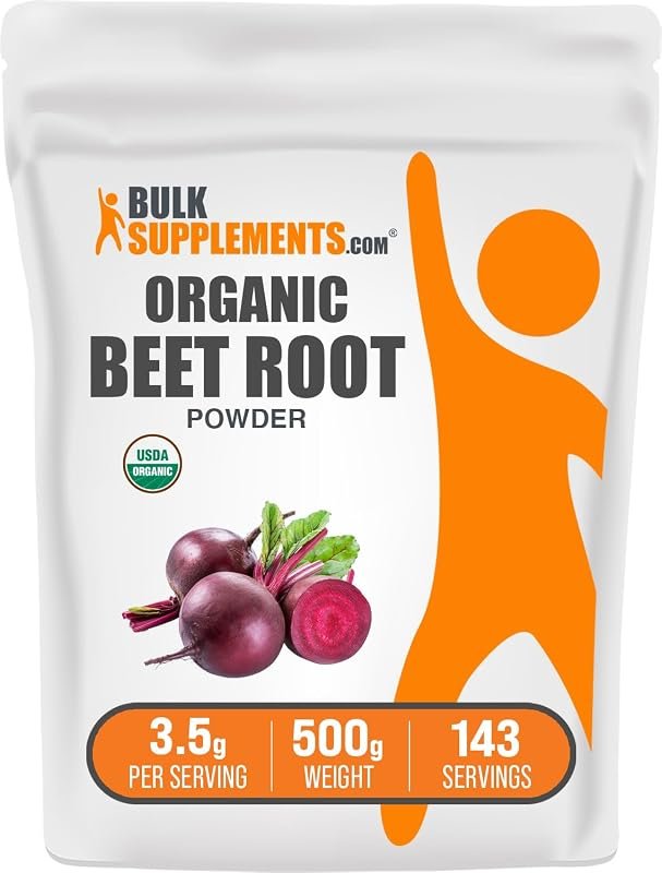 BulkSupplements.com Organic Beet Root Powder, Vegan Superfood Suppleme