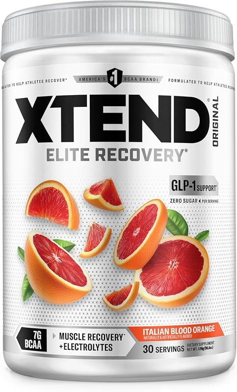 Xtend Original BCAA Powder, 7g BCAAs, L-Glutamine, Electrolytes, Itali