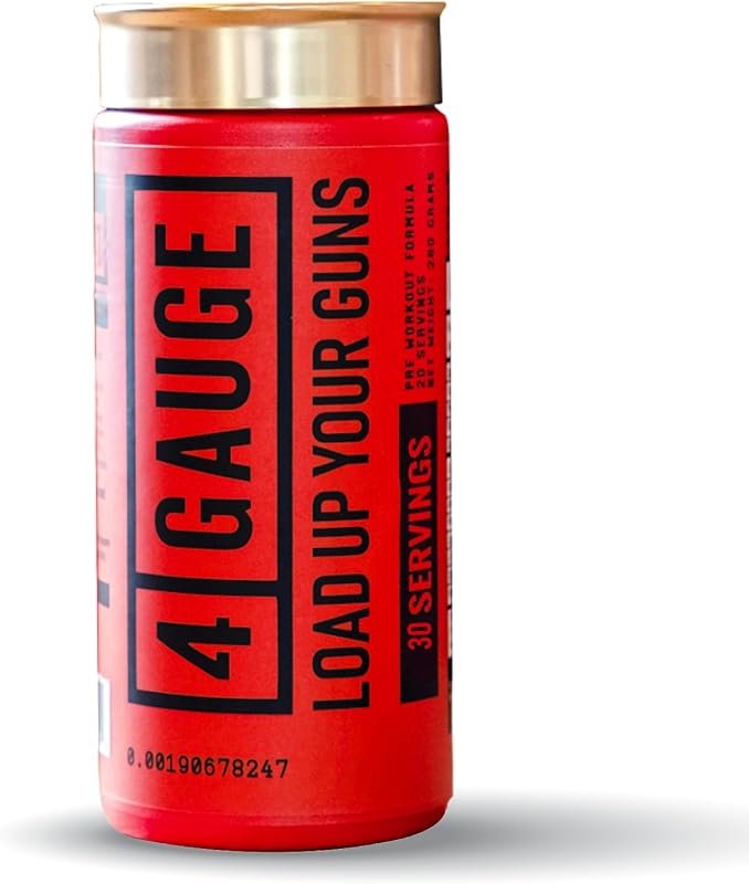 4 Gauge Explosive Preworkout Without Jitters: Nitric Oxide Booster wit