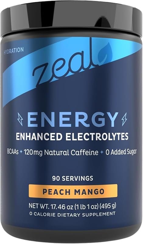 Keto Electrolytes Powder with Caffeine: Zero Sugar Hydration Drink Mix
