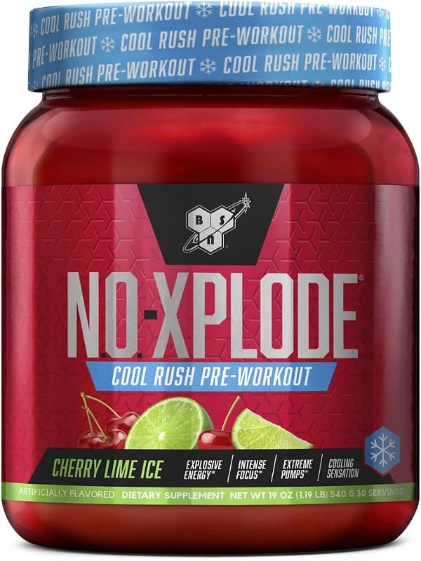 BSN N.O.-XPLODE Pre Workout Powder with Creatine and Beta-Alanine for