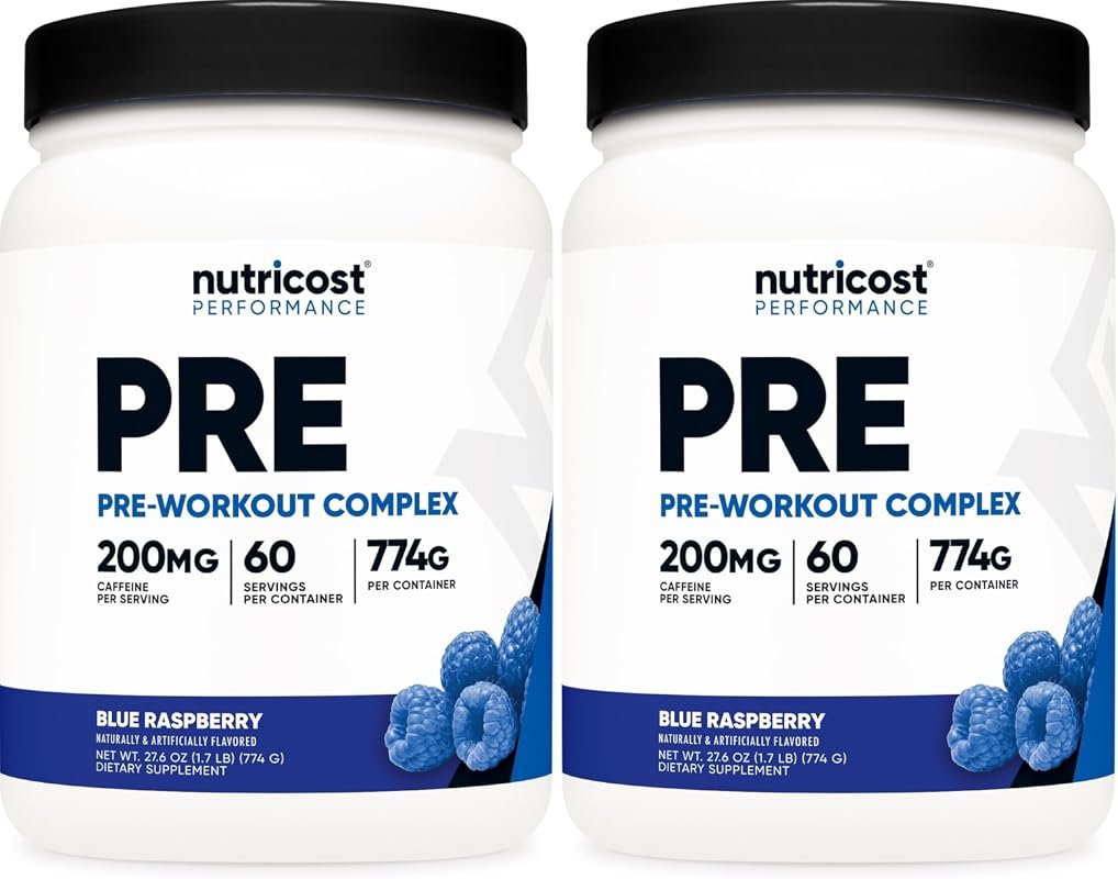 Nutricost Pre-Workout Complex Powder with Beta-Alanine, Taurine, and A