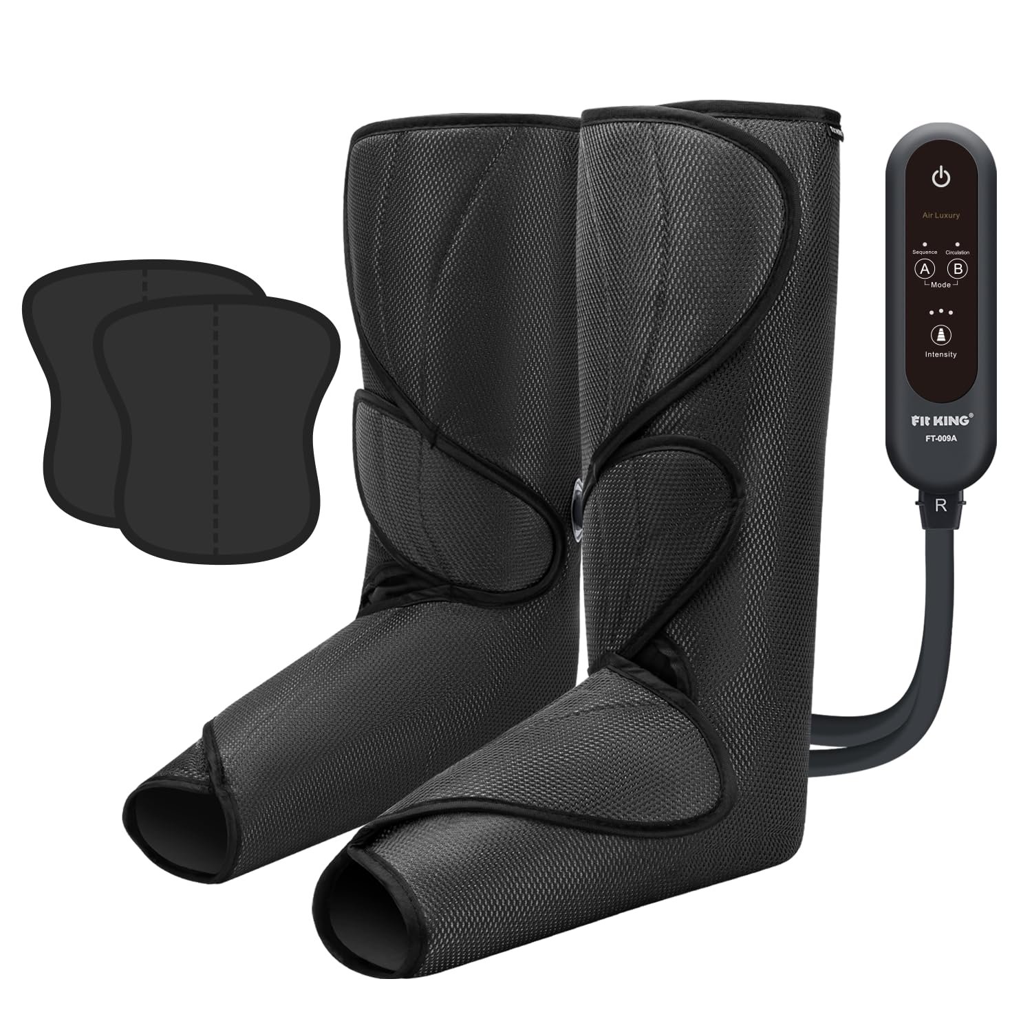 FIT KING Leg Massager for Circulation and Pain Relief, Air Compression Leg and F